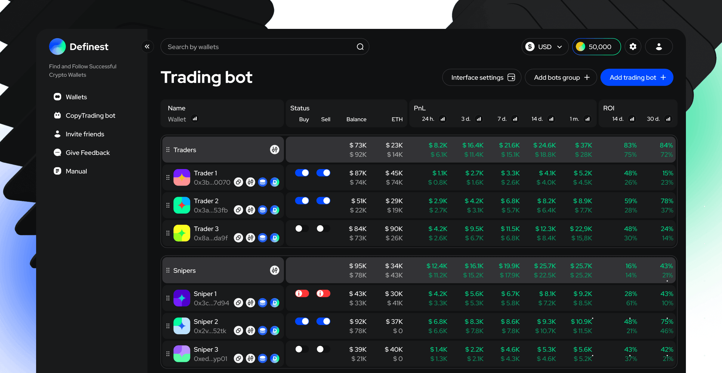 Wallet Page